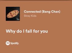 an ad for spotify with the caption'why do i fall for you? '