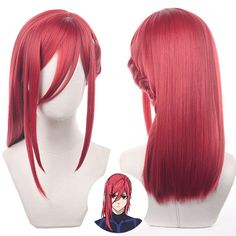 Including: Wig 
 Color: Red 
 
 Material: Heat Resistant Fiber 
 Gender: Gender-bending available 
 
 If you cannot find and like to buy the costume, wig, shoes, weapon or other accessories of this character, pls not hesitate to contact us 
 Please note that due to different screen resolution, products you receive may have a bit different as the one we show here. Blue Lock Hyoma Chigiri, Red Cosplay, Hyoma Chigiri, Wig Color, Cosplay Wig, Blue Lock, Cosplay Wigs, Wigs, Hair Color