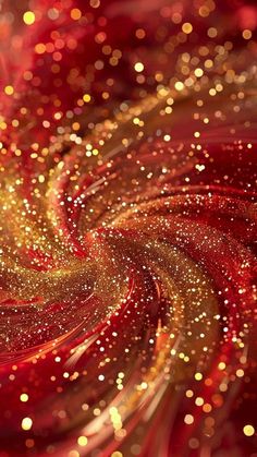 an abstract red and gold background