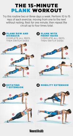 the 15 - minute plank workout