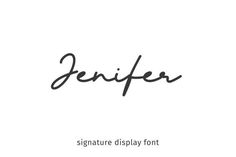 Jenifer Font Commercial font #commercialfont fonts #fonts font #font 4.1329