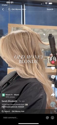 Old Money Blonde Hair Balayage, Mom Blonde Hair, Old Money Blonde With Money Piece, Thick Haircuts Long, Old Money Hair Color Blonde, Expensive Blonde Hair 2023, 2024 Spring Haircuts, Taylor Swift Blonde, Blonde For Pale Skin Blue Eyes