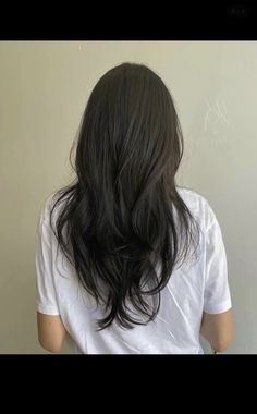 Manta Ray Haircut, Medium Layered V Shaped Haircut, Asian Layer Hair, Long Layered Haircuts Asian Hair, Asian Long Layered Haircuts, Hair Cuts For Long Thick Hair Straight, Wispy Ends Haircut, Korean Hairstyle Layered