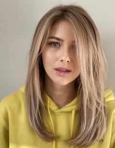 Haircuts For Fine Hair To Look Thicker, Medium Length Haircut With Soft Layers, Straight Hair Blowout Long Hairstyles, Long Fine Hair Hairstyles Straight, Haircut To Thicken Hair, Long Fine Haircuts With Layers, Mid Length Hair With Layers For Straight Hair, Long Hairstyle For Thinning Hair, Mid Length Hair With Layers No Bangs