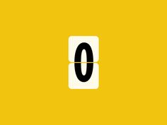 the letter o is written in black on a yellow background