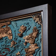 Handcrafted 3D WOODEN WOW MAP brings iconic game moments to your wall, video game map built to stand the test of time with a 10-year warranty! A unique piece of video game decor for any fan of detailed WoW art. ⭐️MATERIALS: * Map: High-Quality Birch Plywood * Glas: 3 mm Plexiglass * Frame: Beautiful Ash Wood ⭐️3 FRAMES COLORS: * Coffee-Brown * Reddish-Brown * Oak-Brown ★ Each frame is coated with high-quality Italian wood oil ★ ⭐️SIZE: * M - 10" x 8"/ 25 x 20cm  * L - 19" x 15" / 50 x 40cm  * XL Video Game Map, Wall Video, Plexiglass Frames, Game Map, Perfect Video, Game Decor, Video Game Decor, World Map Decor, Art Fan