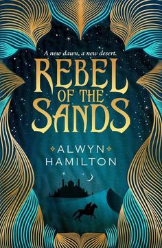 the cover to rebel of the sands by alynn hamillon, with an image of a ship in the background