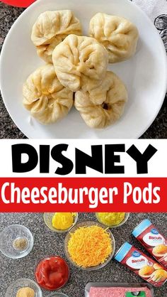 the disney cheeseburger pops recipe has been made with crescent rolls and frozen yogurt