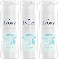 PRICES MAY VARY. Ivory Body Wash, Original, 12 Ounces (Pack of 3) Our formula gives you a rich, creamy lather for a luxurious clean with the Original scent you know and love Made without dyes, heavy perfumes, parabens, phthalates & silicones Made with plant-based cleansers; Ivory does not test on animals Designed for the whole family Feel fresh and clean with this Ivory Original Scented Body Wash. It is made with a special formula that is free of dyes and heavy perfumes. It gets you clean like a Ivory Body Wash, Scented Body Wash, Best Body Wash, Ivory Soap, Best Soap, Clean Scents, Great Body, Dye Free, Perfume Collection