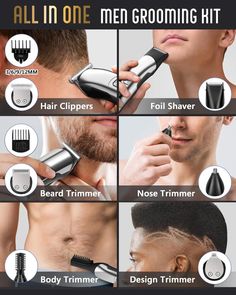 Experience the ultimate grooming solution with the Kemei-KM 8508 All-In-One Hair Clipper & Trimmer Grooming Kit. This 11-n-1 kit is designed to handle all your grooming needs, from precise hairline trimming to precise bikini line shaping. It's rechargeable, cordless, and reliable, with a high-performance lithium battery that ensures a long-lasting charge with every use. Own yours today at an incredible 50% discount.

 

Original hair clipper and trimmer

100-240V voltage,50/60Hz

washable d Mens Grooming Kit, Nose Hair Trimmer, Beard Trimmer, Trimmer For Men, Electric Razor, Grooming Routine, Beard Grooming, Hair Clipper, Beard Trimming