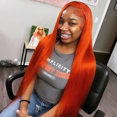 $30 off full $199 Code: tax30 $45 off full $259 Code: tax45 $65 off full $379 Code: tax65 ❤Click 👉 link to shop 💃 Buy Now Pay Later with Klarna PayPal Sezzle Afterpay 🎉🎉 #hairtutorial #hairtips #hairvideos #haircare #longwig #longhair #wiginstall #wigsforsale #hdlacewig #hdlacevendor #lacefrontwigs #blondehair #frontalinstall #closurewig #vpartwig #hairstyle #hairtutorial #coloredhair #girls #straightwig #wiginstall #curlyhair #gluelesswig #honeyblondewig #gingercolor #orangeginger Orange Wig, Straight Human Hair Bundles, Frontal Wig Hairstyles, Pretty Hair Color, Colored Wigs, Hair Laid, Front Lace Wigs Human Hair, Straight Human Hair, Orange Hair