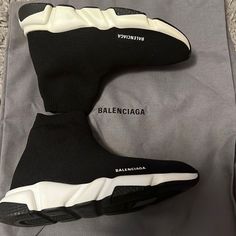 Brand New Balenciaga Sock Sneakers! Balenciaga Sock Shoes, Balenciaga Sock, Sock Sneakers, Balenciaga Black, Balenciaga Shoes, Shoes Brand, Shoe Brands, Kids Shoes, Balenciaga