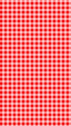 a red and white checkered table cloth