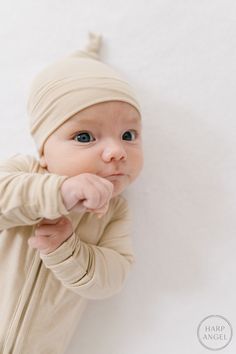 Tan Knot Hat - Harp Angel Boutique Adjustable Soft Cream Hat, Adjustable Cream Soft Hat, Cream Soft Hat, One Size Fits Most, Baby Knot Hat, Baby Hospital Hat, Newborn Baby Hats, Newborn Hospital, Baby Hospital, Baby Giraffe