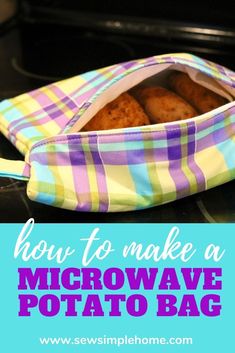 how to make a microwave potato bag