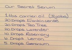 This face serum smells amazing, and what it does for our skin is incredible! Wrinkles are softened, sun spots are fading, acne scars are all but gone!! Essential Oil Beauty, Young Living Oils, Doterra Oils, Diy Essential Oils, Oil Uses, List Of Things, Essential Oil Uses, Beauty Recipe