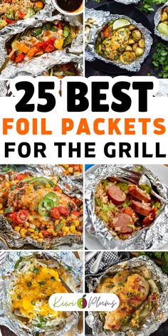 Discover mouthwatering foil packets for the grill recipes that are perfect for your outdoor cooking adventures. From grilled foil packet dinners to foil packet BBQ recipes, these easy summer meals will impress your family and friends. Try foil packet shrimp, foil packet chicken, or grilled foil packet vegetables for a delightful dining experience. Explore creative options like foil packet salmon or tender foil packet potatoes for a diverse menu. Get inspired with these foil packet recipes. Foil Packet Shrimp, Foil Packet Salmon, Foil Packet Chicken, Foil Packets For The Grill, Foil Packet Recipes, Summer Dinner Recipes Grill, Foil Packet Potatoes, Chicken Foil Packets, Foil Pack Dinners