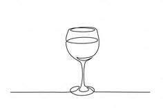 Wine Glass Outline, Lash Branding, Wine Glass Tattoo, Background Bar, Linear Art, Element Design, Cocktail Drink, One Line Drawing, Sketch Style