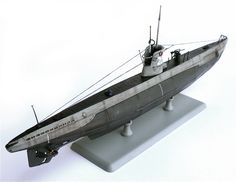 a model of a battleship on a white background