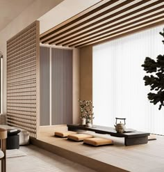 Tatami Room Modern, Japanese Tatami Room, Japandi Apartment, Tatami Living Room, Japanese Living Room, Japan Interior, Japandi Living Room, Zen Interiors