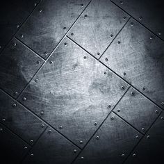 an abstract metal background with rivets