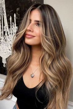 Blonde Brown Hair Color, Beige Blonde Balayage, Rambut Brunette, Blonde Balayage Highlights, Balayage Blonde, Brown Hair With Blonde Highlights, Brunette Balayage Hair, Beige Blonde