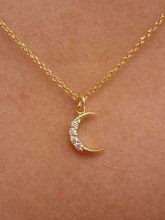 Phineas Y Ferb, Half Moon Necklace, Islamic Jewelry, Marquise Diamond Engagement Ring, Silver Diamond Necklace, Moon Pendant Necklace, Crescent Moon Necklace, Personalized Pendant