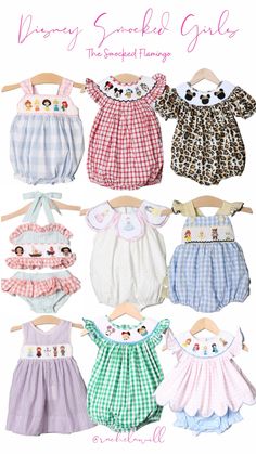 Hitting the jackpot for Disney outfits 🙌🏻 Just look how darling these outfits are for a day at the parks 🐭🩷 Spring in Disney World is right around the corner so grab these for your next trip and FAST! 💨 #disney #disneyoutfits #babydisneyoutfits #girldisneyoutfits #smocked #smockedoutfits #smockedgirloutfits #smockeddisney #smockeddisneyoutfits #springdisney Follow my shop @rachelawill on the @shop.LTK app to shop this post and get my exclusive app-only content! #liketkit #LTKkids #LTKfindsunder50 @shop.ltk https://liketk.it/4sh8m Smocked Disney Outfit, Disney Smocked Outfits, Toddler Girl Disney Outfit, Baby Girl Disney Outfits, Baby Disney Outfits, Christmas Disney Outfits, Disney Winter Outfits