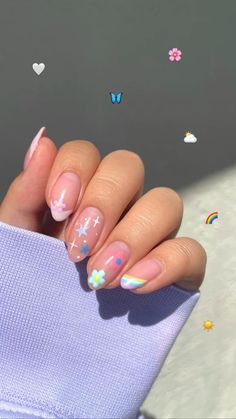 Pastel Nails Designs, Instagram Painting, Makijaż Smokey Eye, Soft Nails