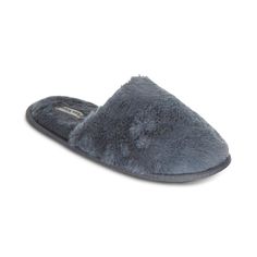 Flora Nikrooz Womens Faux Fur Closed Toe Slippers Grey Loafers, White Slippers, Flora Nikrooz, Slippers Online, Toe Slippers, Open Toe Slippers, Faux Fur Slippers, Loafer Slippers, Fur Slippers