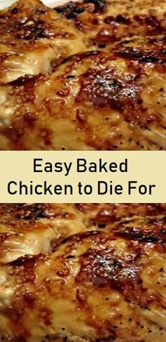 Easy Baked Chicken, Chicken Main Dishes, Chicken Recipes Casserole, Chicken Dishes Recipes, Baked Chicken Recipes, Poultry Recipes, Salisbury, The Chicken, Chicken Dinner Recipes