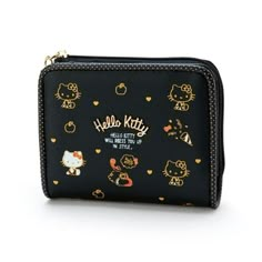 Sanrio Hello Kitty Wallet Short Traditional Zipper Closure Black Organizer New 2 Main Compartments Middle Pocket With Zipper Closure 12 Card / Id Pockets 2 Long Bill Pockets Lined Zipper Closure Short 112.59cm Cute Daily Wallets With Zipper Closure, Cute Black Wallet As Gift, Cute Black Wallets For Gifts, Cute Black Wallets For Gift, Cute Black Wallet Perfect For Gift, Cute Black Coin Purse For Everyday, Cute Black Wallet For Daily Use, Cute Black Coin Purse For Everyday Use, Hello Kitty Wallet