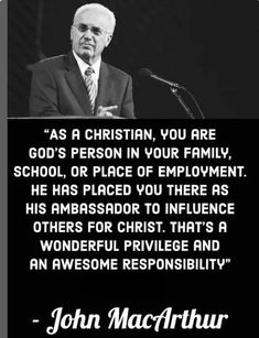 john mccain quote about god's person in your family school, or place of employment