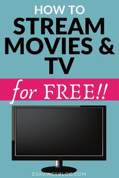 the text how to stream movies and tv for free