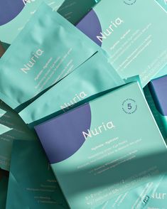 Nuria Hydrate Nourishing Under-Eye Masks - envelopes and multi-pack boxes of masks Under Eye Sheet Mask, Eco Friendly Makeup, Natural Mask, Small Business Gifts, Under Eye Mask, Honeysuckle Flower, Undereye Circles, Hydrating Mask, Makeup Brands