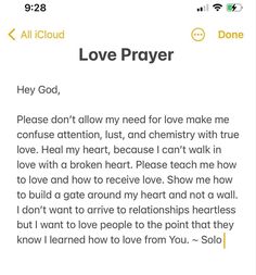 the love prayer for someone who is not in love with her or her boyfriends