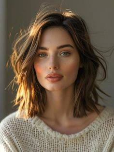 2024 Choppy Haircuts Guide: Styles for Short, Medium, Long, and Fine Hair Haircut For Square Jaw For Women, Choppy Shoulder Length Hairstyles, Long Face Short Haircut, Mid Chest Length Hair, Hair For High Forehead, Fine Hair Long Bob, Choppy Hairstyles For Fine Hair, Medium Haircut For Fine Hair, Long Bob For Fine Hair