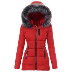 Puffer Jacket/Warm and Cozy Women’s Puffer Jacket with Fur-Lined Hood | Wazzi's Wear Puffer Jacket, Stay Warm, Warm And Cozy, Cold Weather, Puffer, How To Wear, Quick Saves