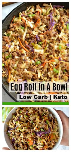 egg roll in a bowl low carb keto