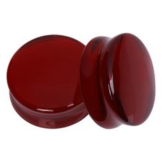 Ruby Glass Convex Plugs 00 Gauges, Tunnels And Plugs, Ear Gauges, Ear Plugs, Gauges Plugs, Plugs Earrings, Ear Jewelry, Piercing Jewelry, Body Jewelry