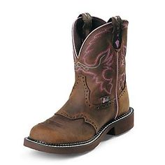 Justin Ladies Gypsy 8in Boots - Horse.com Rodeo Mid-calf Boots With Reinforced Heel And Round Toe, Brown Boots With Reinforced Toe, Western Style Pink Mid-calf Boots, Western Style Fitted Pink Mid-calf Boots, Pink Fitted Western Mid-calf Boots, Western Style Fitted Platform Boots With Round Toe, Fitted Country Boots With Round Toe, Country Style Fitted Moto Boots With Round Toe, Fitted Country Style Boots With Round Toe