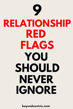 Curious about relationship red flags? Discover the top 9 relationship red flags signs that everyone should watch for. From subtle clues to major issues, this relationship red flags list will help you recognize behaviors and feelings that could signal trouble. Stay informed and keep your relationship healthy! About Relationship