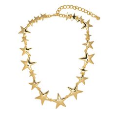 Kenneth Jay Lane Gold Star Necklace Luxury Star Charm Necklace, Luxury White Gold Necklace With Star Charm, Shooting Star Necklace, Mystical Necklace, Gold Star Necklace, Gold Star Pendant, Diamond Star Necklace, Symbol Of Hope, Element Necklace