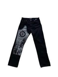 1990s vintage  VERSACE JEANS couture thick soft denim straight leg jeans, Black high waisted pants, 90s washed effect trousers good condition, flaking on knee part design size 34 Waist: 42cm Length: 108cm Straight Leg Jeans Black, Black High Waisted Pants, Versace Vintage, Vintage Versace, Versace Jeans Couture, Versace Jeans, Jeans Black, High Waisted Pants, Straight Leg Jeans