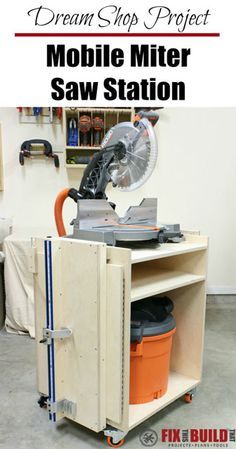 the mobile miter saw station is on display