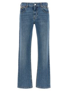 100% Cotton Jeans With Chains, Stella Mccartney Jeans, Stella Mccartney Falabella, Vegan Clothing, Chic Woman, Yoga Wear, Luxury Retail, Stella Mccartney, Dress To Impress