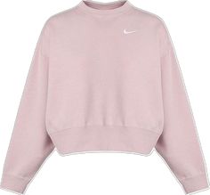 Vintage Nike Sweatshirt Pink, Nike Pink Sweatshirt For Streetwear, Nike Sweatshirts Womens Pink, Nike Sporty Team-colored Hoodie, Nike Pink Long Sleeve Hoodie, Champagne Color, Nike Sportswear, Round Neck, Champagne