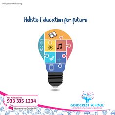 an advertisement for the school's education program, which is designed to help students learn how