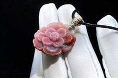 Pendant Size: 26*24*8mm Weight: 6g Polishing: satin Colors: pink and red Origin: Sichuan China Natural pink Yanyuan agate with dense and oily texture. Hand carved lotus flower with exquisite details. The color is un-dyed. Gemstone is created by nature, it is not as perfect as lab created gemstones. Yanyuan is a small town in Sichuan China, not far from Tibet. The name literally means "salt source", which indicates the mining tradition of the town. Yanyuan agate is famous for its rich colors and Pink Jade Jewelry Gift, Pink Jade Jewelry As A Gift, Pink Jade Jewelry For Gift, Elegant Pink Jade Jewelry, Jade Flower Necklace For Gift, Handmade Rose Red Flower Jewelry, Pink Agate Pendant Jewelry, Pink Agate Necklace Gift, Pink Agate Necklace For Gifts