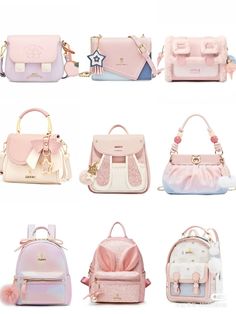 Cute Mini Bags Aesthetic, Kawaii Bags Backpacks, Kawaii School Bag, Bags Birkin, Fancy Clutch Purse, Kawaii Handbags, Cute Mini Backpacks, Kawaii Bag